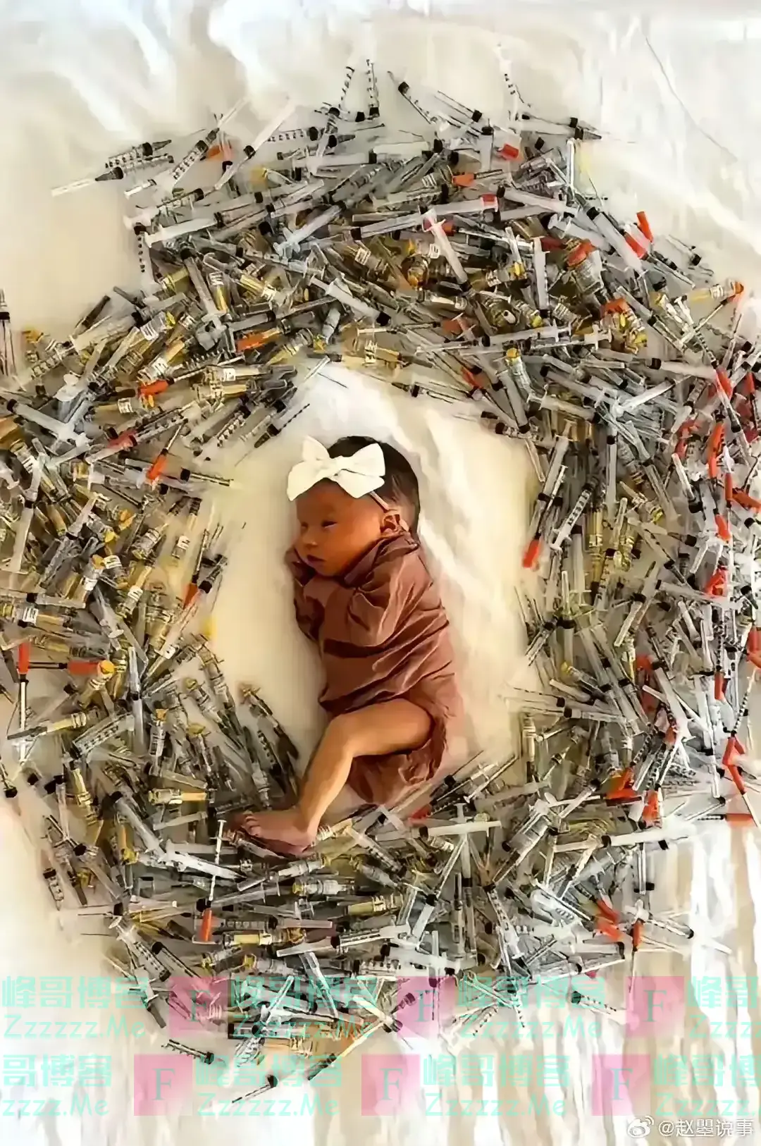 一位妈妈晒出她试管婴儿时用过的所有针管