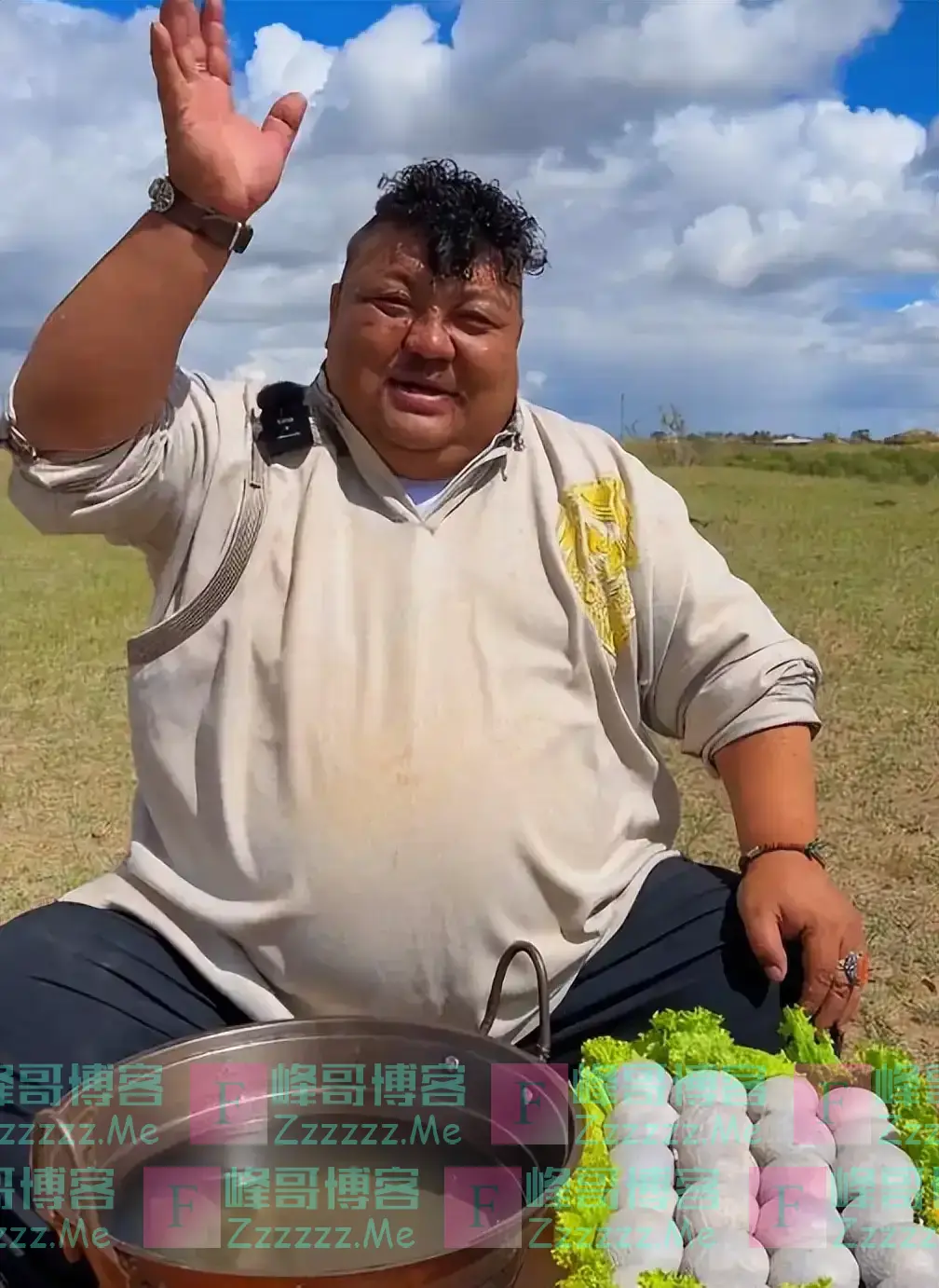 半年吃110只羊,网红恩克脸色发黑,身体疑出问题,网友:少吃点