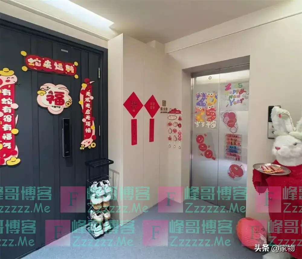 “一梯一户”的快乐谁懂?浙江姑娘把电梯间当玄关,布置得太实用