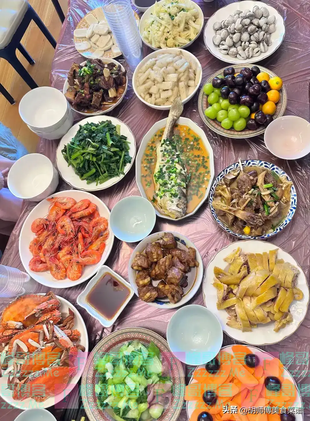 5兄妹晒年夜饭，职业不同，差距也太大了，第4桌太心酸了！