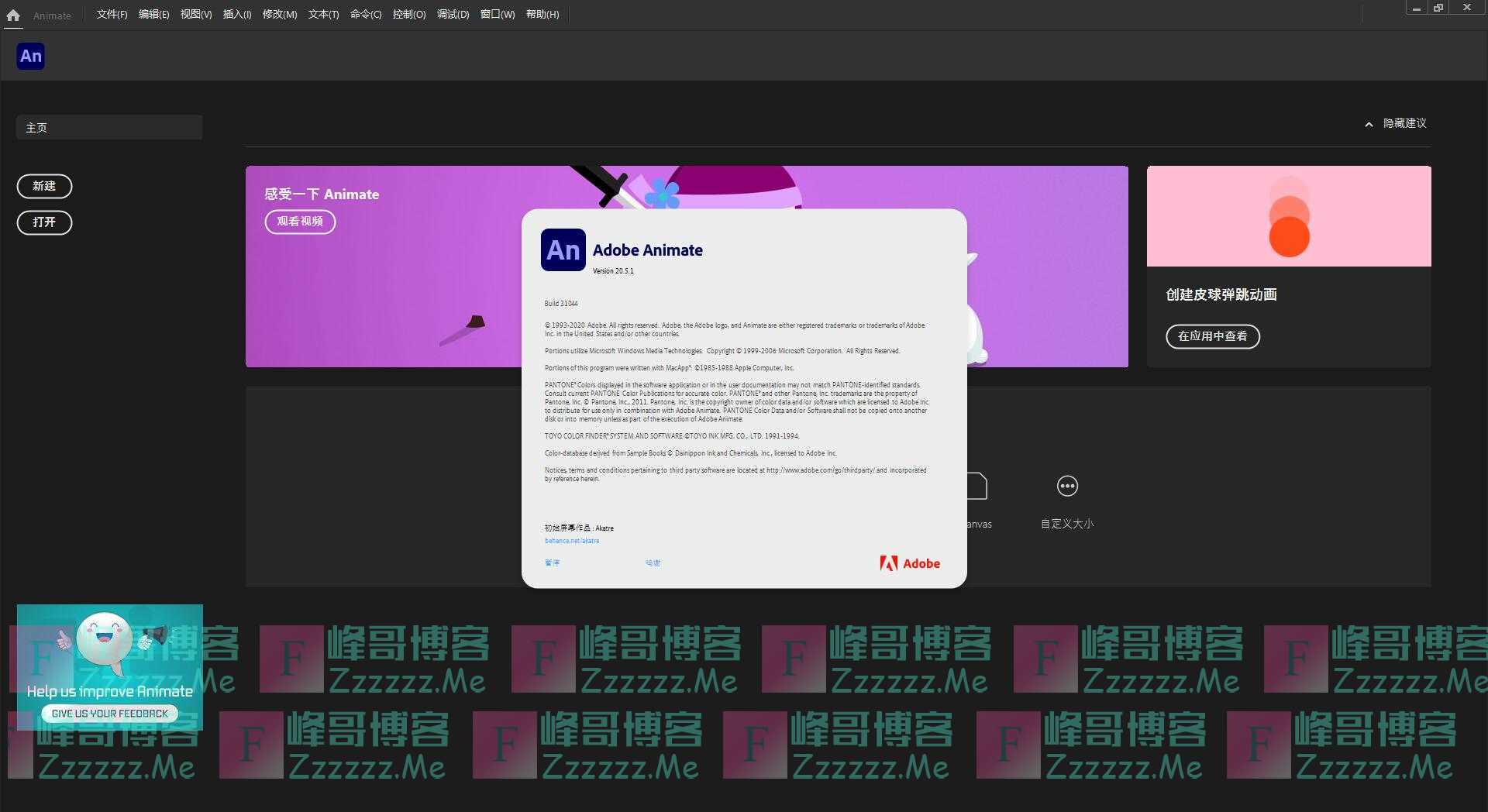 Adobe Animate 2020 最新免登录激活绿色破解版下载